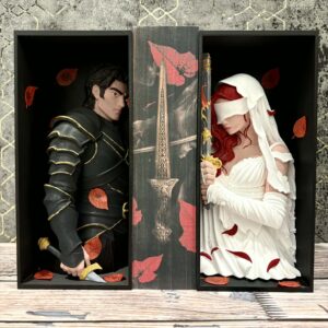 Inspiriert von „From Blood and Ash“ Buchstütze