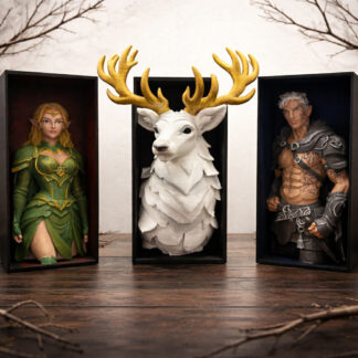 Üvegtrón ihlette könyvtámasz szett